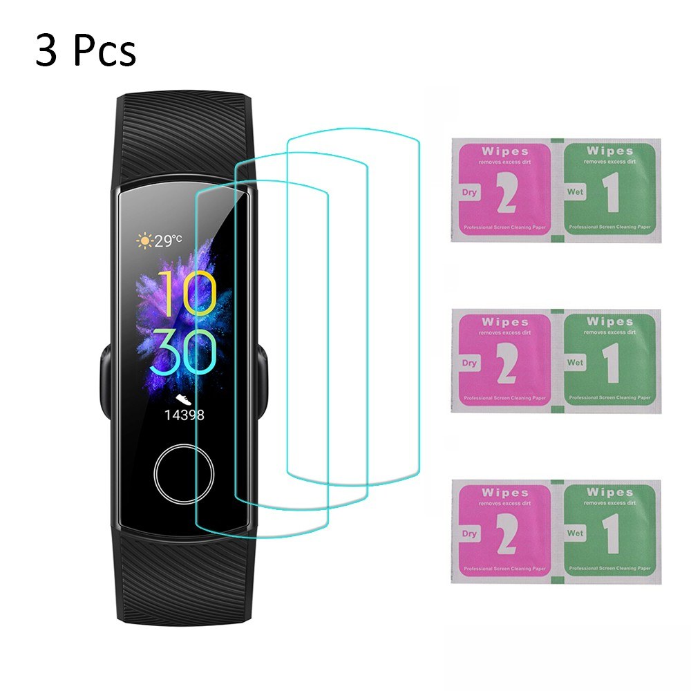 1 Pcs Smart Watch Soft Film Smart Wristband Protector Ultra-Thin High Transparency Cover for HONOR Band 5 Screen Protector