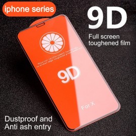 9D Full Cover Big Curve Edge Two Times Reinforcement Stronger Adsorption Tempered Glass Screen Protector for Apple Anti Blue Light Protective Glass Film