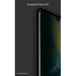 3 Pcs Screen Protector Anti-Peeping Privacy Protection 2.5D Curved Tempered Glass Film Ultra-Thin High Transparency Anti-Dirt Shatterproof Anti-Scratch Protective Phone Protector Film for HUAWEI Mate 20