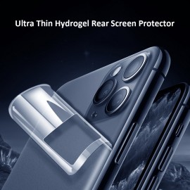 Soft Hydrogel Rear Screen Protector Film Ultra Thin Transparent Back Screen Protector Compatible with iPhone 11 Pro