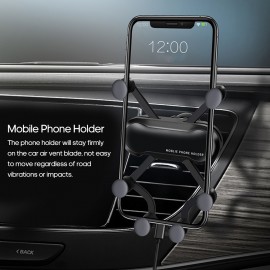 Universal Mobile Phone Holder Gravity Bracket Stand Car Air Vent Mount Smartphone Holder
