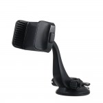 Universal Suction Cup Car Mount Cell Phone Holder Cradle Adjustable 360° Rotation Windshield Dashboard Mobile Phone Stand Bracket One-Button-Release for all 3.5-6 inches Smartphones