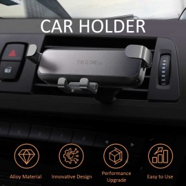 Car Holder Air Vent Clip Mount Mobile Phone Car Stand Vehicle Mounted Rotating Adjustable Car Bracket