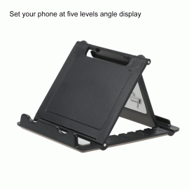 Foldable Universal Phone Holder with One Mirror