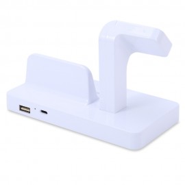Portable 2 in 1 Charging Dock For Apple Charger Holder