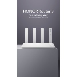 HONOR Router 3 Wi-Fi 6+ Dual Core 3000M Gigabit Port 2.4G/5G Household Signal Enhanced Wireless WiFi
