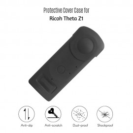 Soft Silicone Protective Cover Case Holder Protector Shell Travel Case with Lens Protecting Case for Ricoh Theta Z1 Camera Accessories Shock-proof Scratch-proof