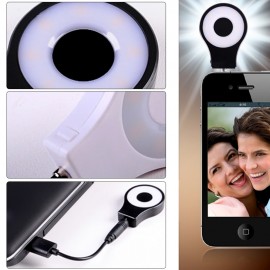 Tolifo HF0801 Photography Fill-in Light 8 LED 4 Modes for iPhone Sumsung Sony Smartphone Cellphone Selfie Monopod